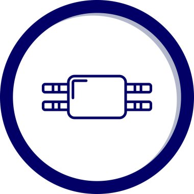 Modern oto tamir simgesinin vektör illüstrasyonu