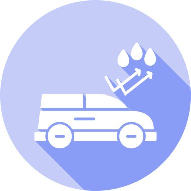 - Araba. Web simgesi basit illüstrasyon