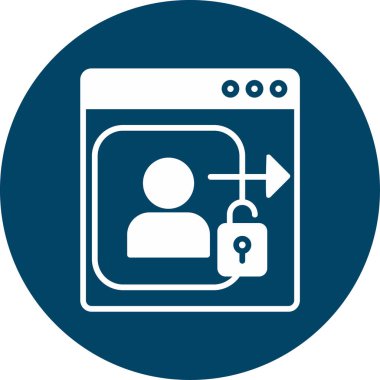 İnternet vektör simgesi modern basit illüstrasyon