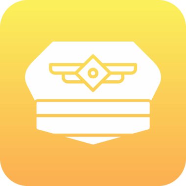 Yiyecek ve içecek ikonunun vektör illüstrasyonu