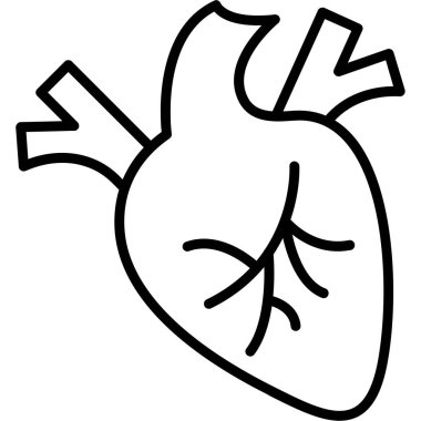 kontur kalp organı simgesi