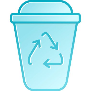 Geri dönüşüm simgesi vektör resimlemesi