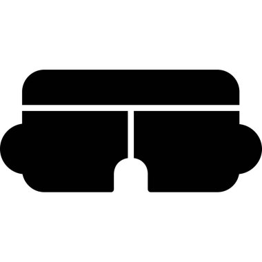 araba fren simgesi, vektör illüstrasyonu