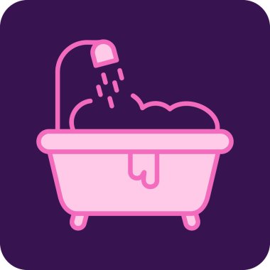 Banyo vektör illüstrasyonu