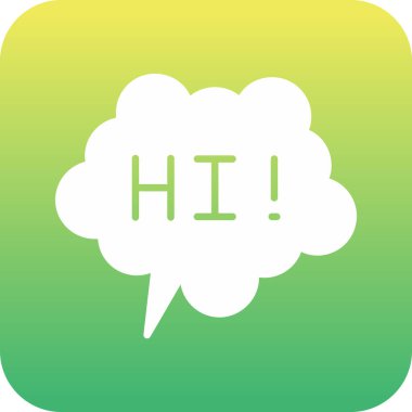 kabarcık sohbet simgesi, vektör illüstrasyonu