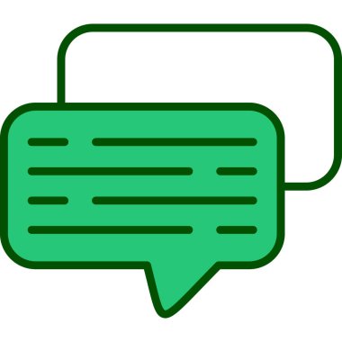 Konuş. Web simgesi basit tasarım