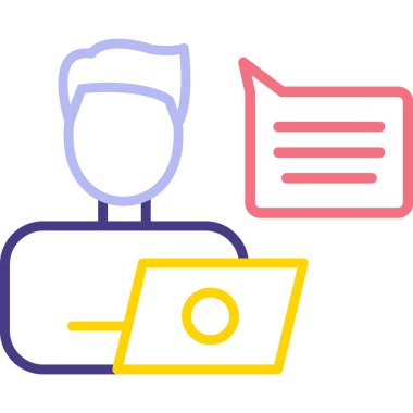 iş simgesi, vektör resimleme