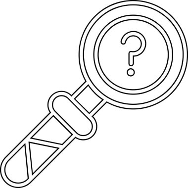 arkaplan, satır ve doldurma biçiminde arama büyüteci izole edildi