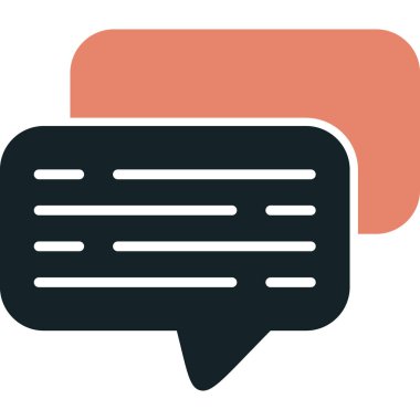 Konuşma balonu vektör çizimi