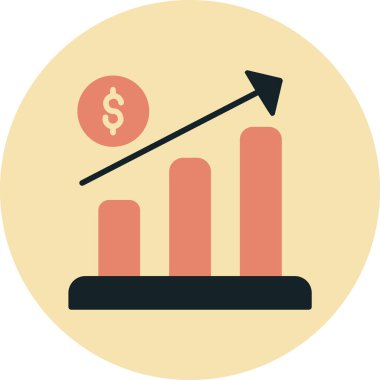 grafik ikonu vektör illüstrasyonu