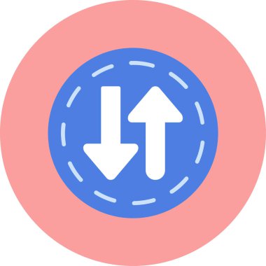 Ok. Web simgesi basit illüstrasyon