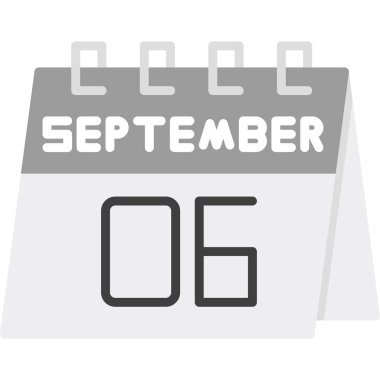 Takvim simgesinin vektör illüstrasyonu