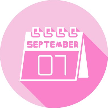 Takvim simgesi, vektör çizimi