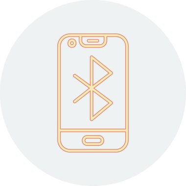 akıllı telefon simgesi vektör illüstrasyonu