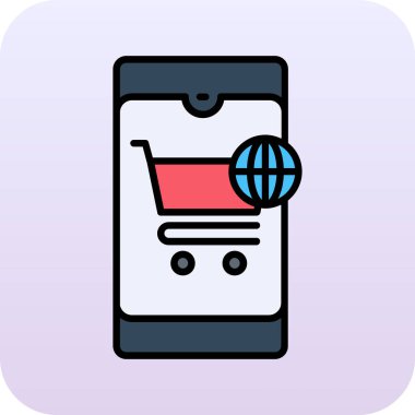 Vektör alışveriş torbası simgesi