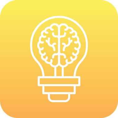 ampul simgesi izole edilmiş vektör