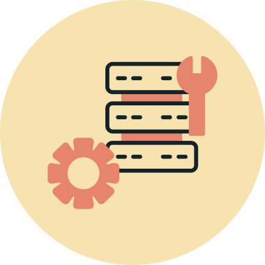 Web simgesi vektör illüstrasyonu