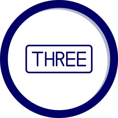 32 işareti. etiketli yuvarlak mavi etiket.