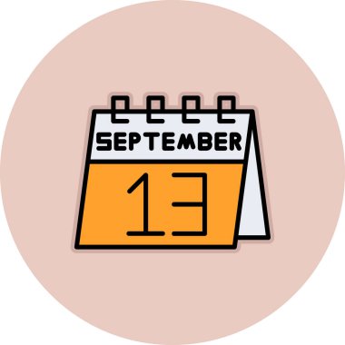 Eylül tarihli takvim