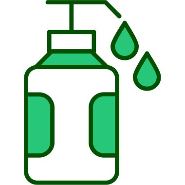 Şişe. Web simgesi basit illüstrasyon