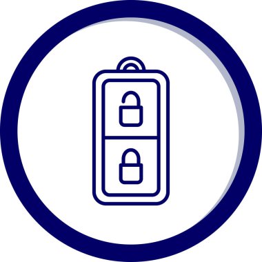 Modern simgenin vektör illüstrasyonu