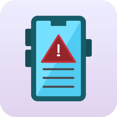 hata vektör renk çizgisi simgesi