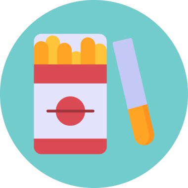 Yemek. Web simgesi basit illüstrasyon