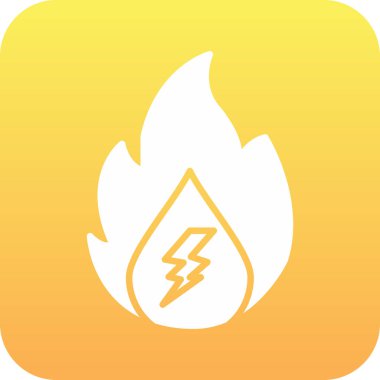 enerji ağı simgesi, vektör illüstrasyonu