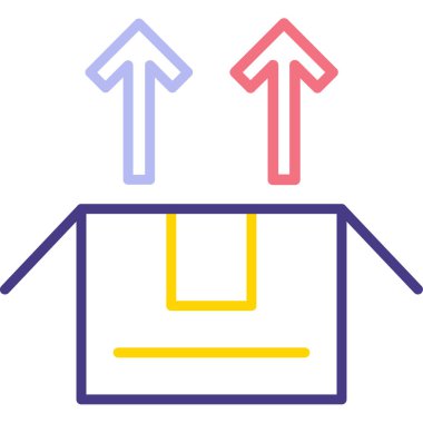 Bir erkek ve kadın ikonunun vektör çizimi