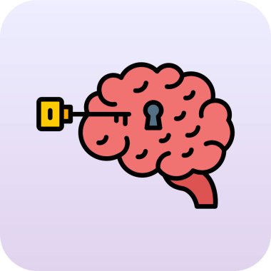 beyin anahtarı vektör çizimi