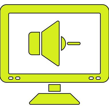 bilgisayar simgesi, vektör illüstrasyonu