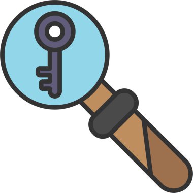 Ara. Web simgesi basit illüstrasyon