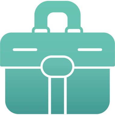 Çanta. Web simgesi basit tasarım