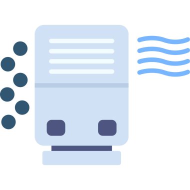 Klima ikonu vektör illüstrasyonu