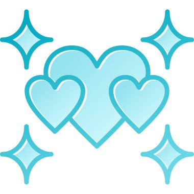 Mavi çerçeveli bir kalp