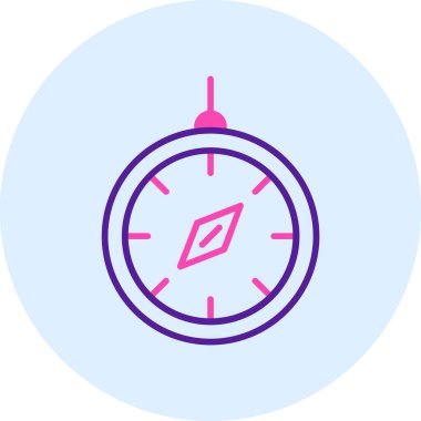 compass modern icon, vector illustration