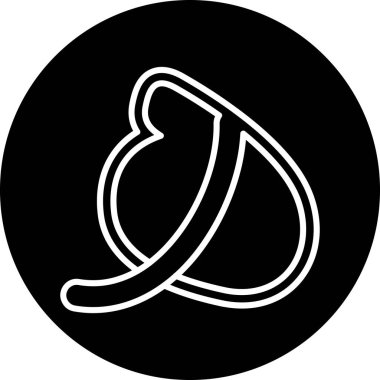 Modern b 'nin vektör illüstrasyonu eksik simgesi