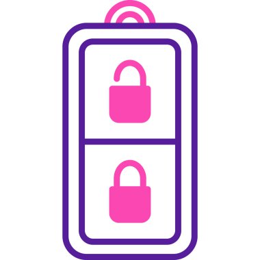 Çanta. Web simgesi basit illüstrasyon