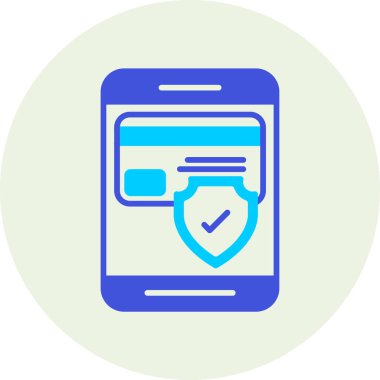 Güvenlik. Web simgesi basit illüstrasyon