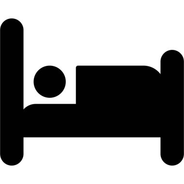 uyku ağı simgesi, vektör illüstrasyonu