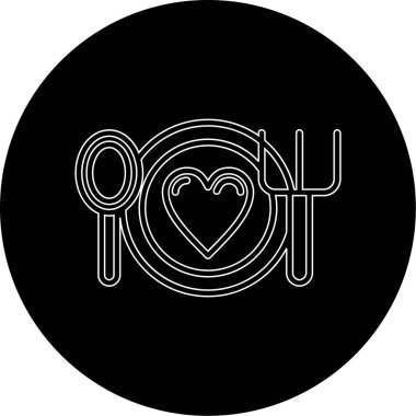 Modern simgenin vektör illüstrasyonu