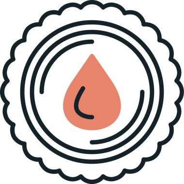 Kan bağışı modern simge, vektör illüstrasyonu