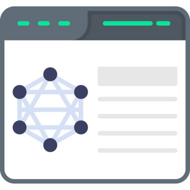 veri ağı. Basit illüstrasyon