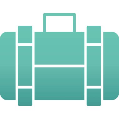 Çanta. Web simgesi basit illüstrasyon