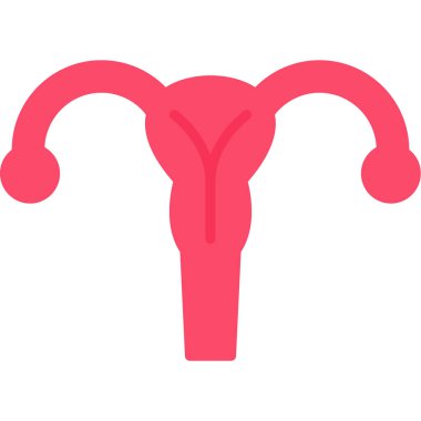 pembe kurdele simgesi, düz stil