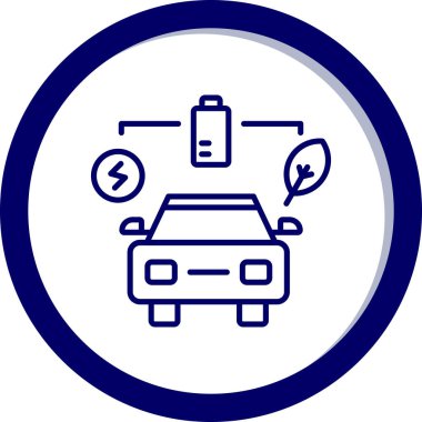 araba simgesi vektör illüstrasyonu