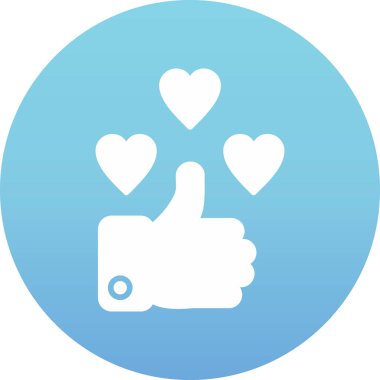 Gibi. Web simgesi basit illüstrasyon