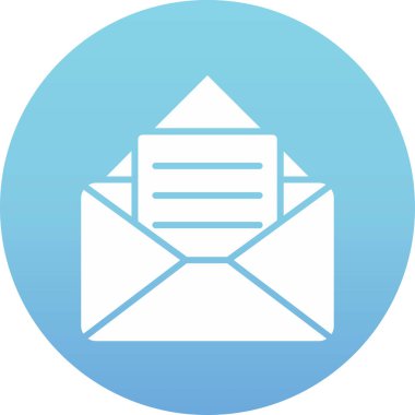 E- posta simgesi vektör illüstrasyonu