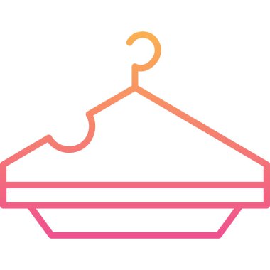 Askı simgesinin vektör illüstrasyonu