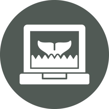 bilgisayar izleyici simgesi vektörü